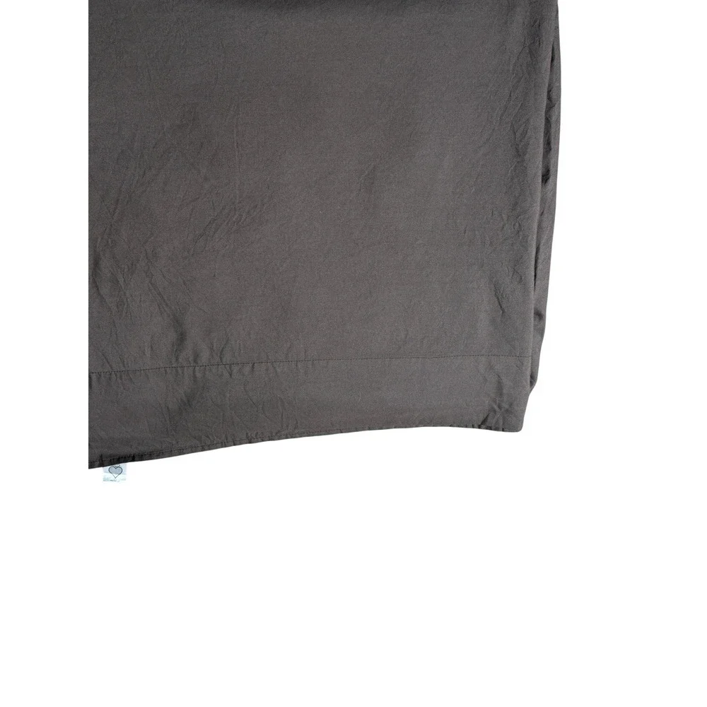 iEnjoy Home King Size Flat Sheet Cooling Microfiber Chocolate Dark Brown Bedding